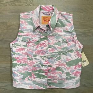 Levi’s Camo Denim Vest